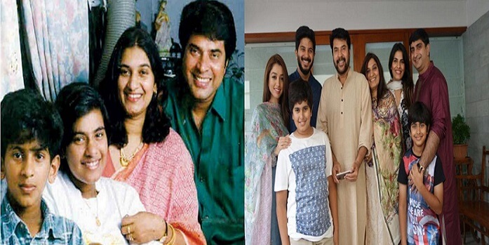 Dulquer Salmaan with family