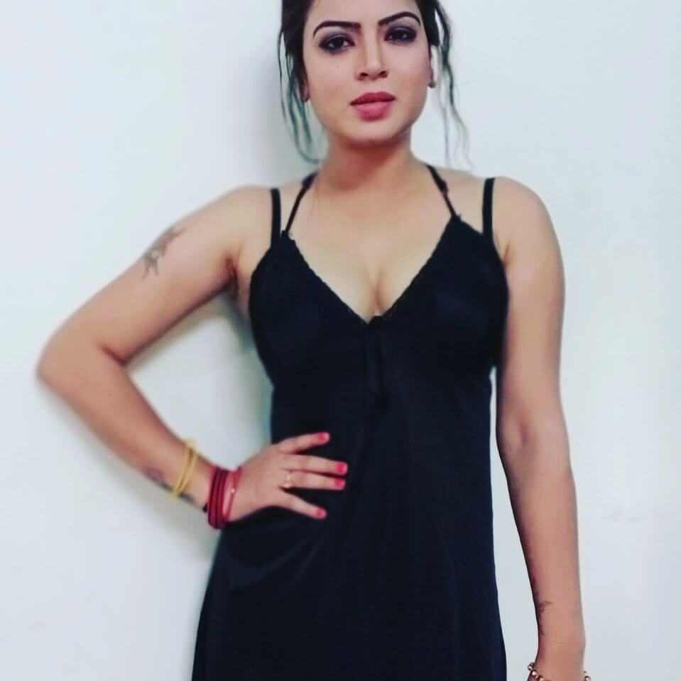 Sonia Singh Rajput in in sexy black gown