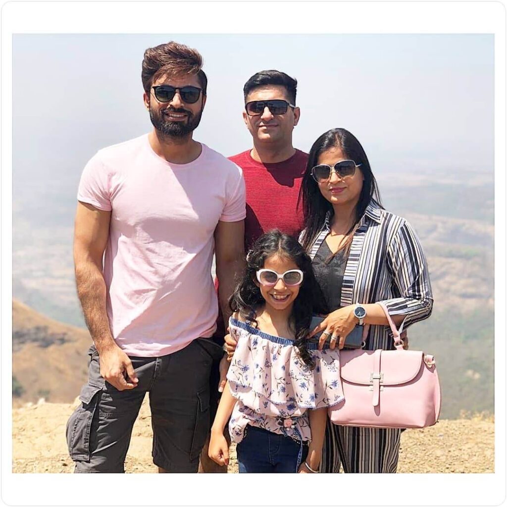 Gagan Anand with family