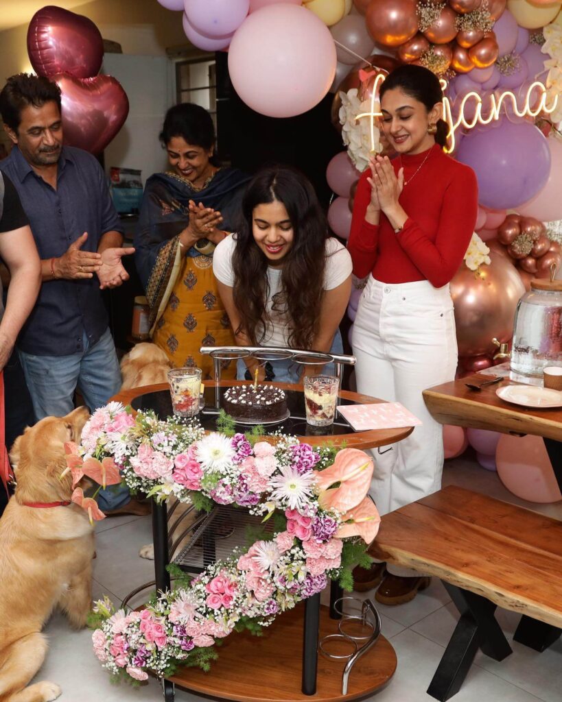 Actress Anjana Ajun birthday celebration