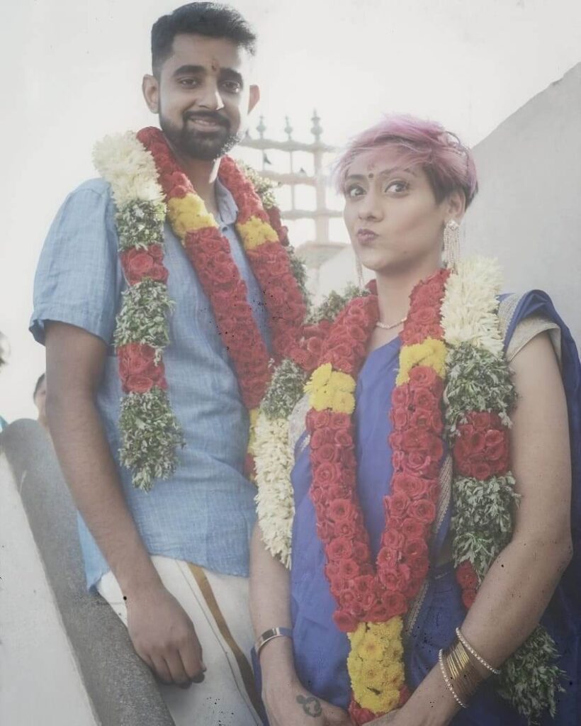 RJ Vaishnavi wedding photo