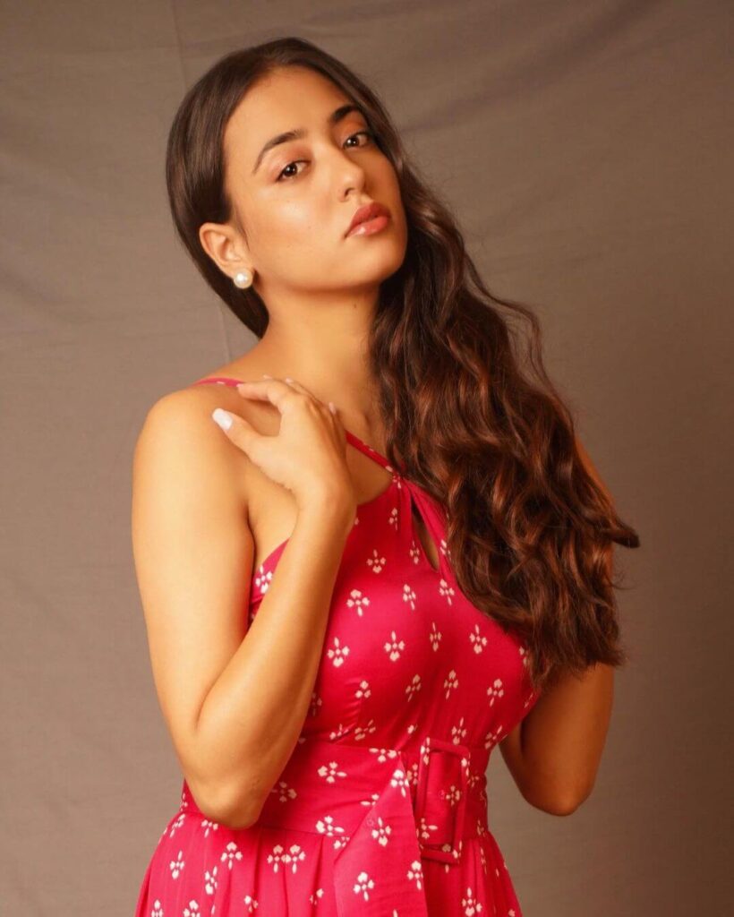 Nikeet Dhillon sexy pink outfit