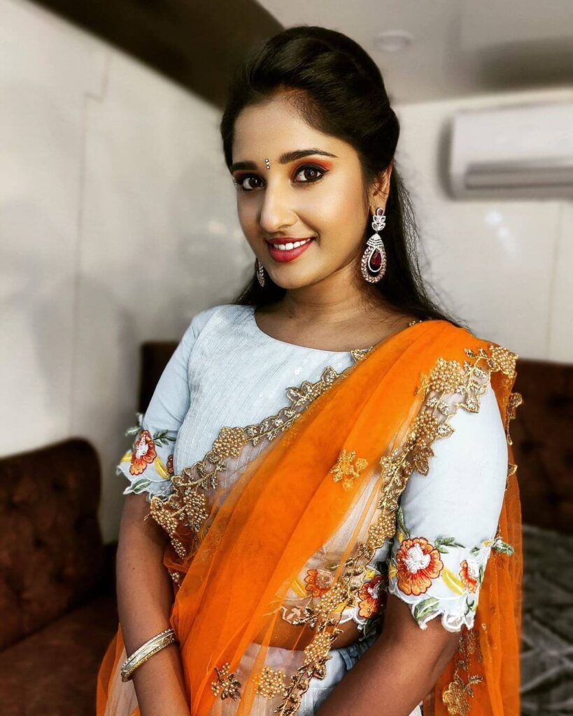 Meghana Lokesh in stylish saree