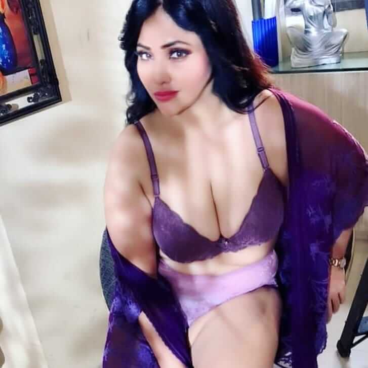 Rajsi Verma in sexy violet outfit
