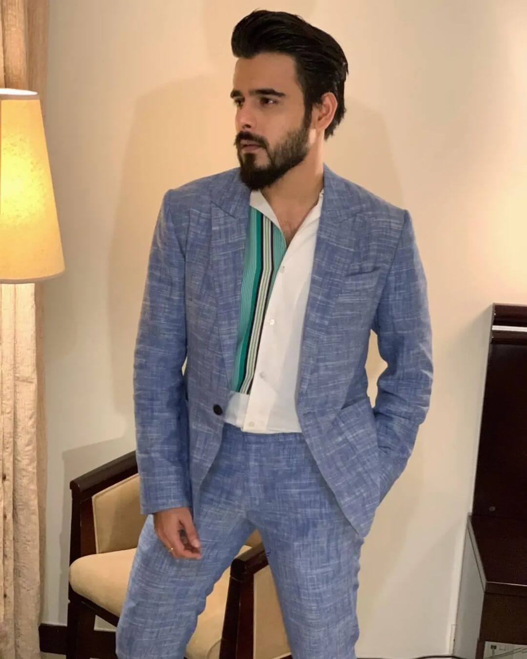 Actor Siam Ahmed in stylish suit