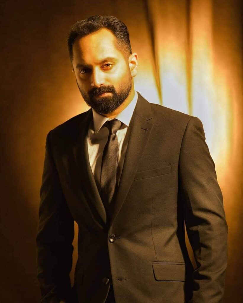 Fahadh Faasil in black suit