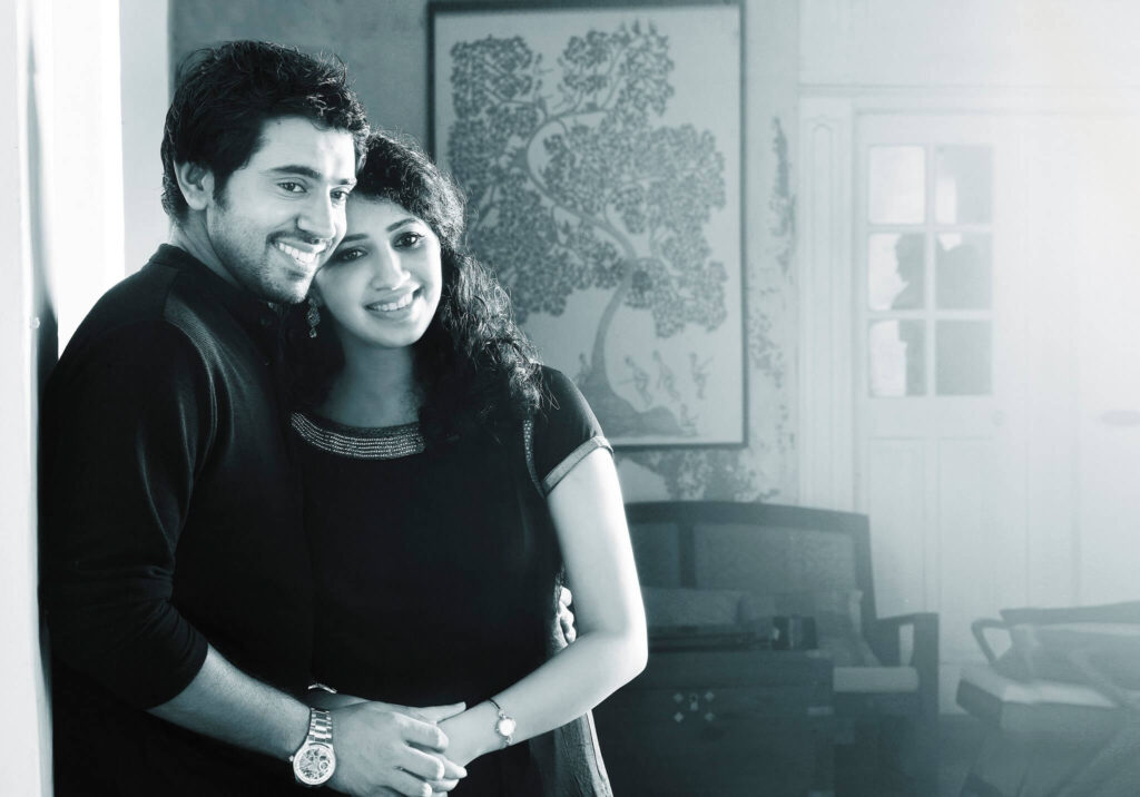 Nivin Pauly with wife Rinna