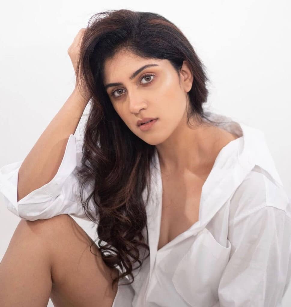 Dhanya Balakrishna in sexy white shirt