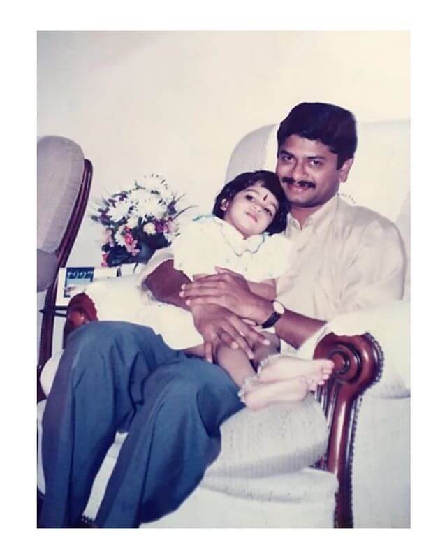Aparna Balamurali with father