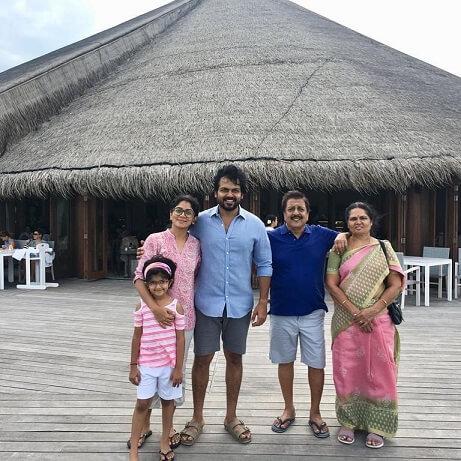 Karthi Sivakumar with Family