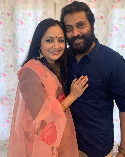 Narain with wife Manju Haridas