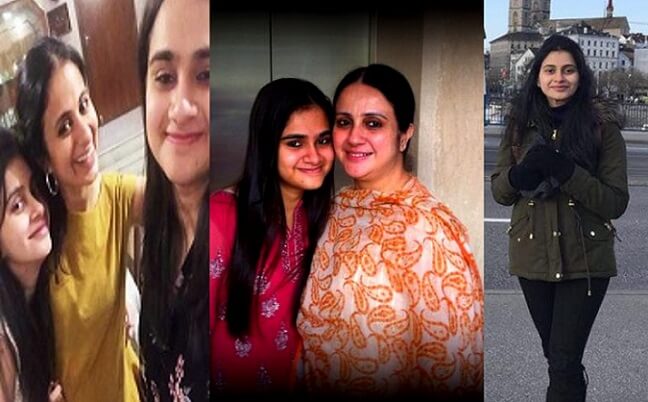 Rasika Dugal with mother and sisters