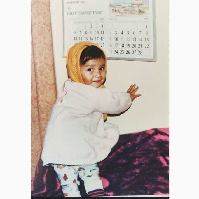 Sauraseni Maitra childhood photo
