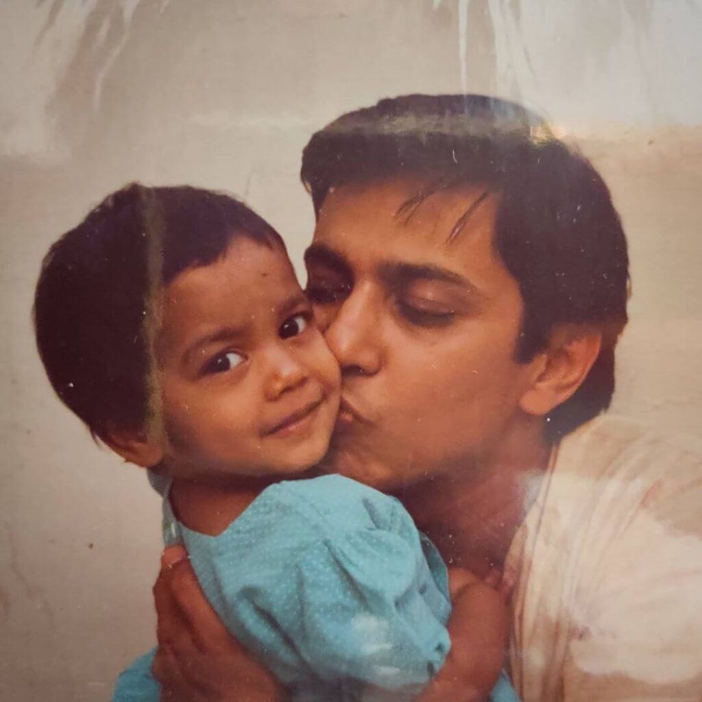 Shahana Goswami with father