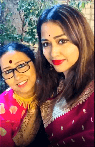 Sohini Sarkar with Mother
