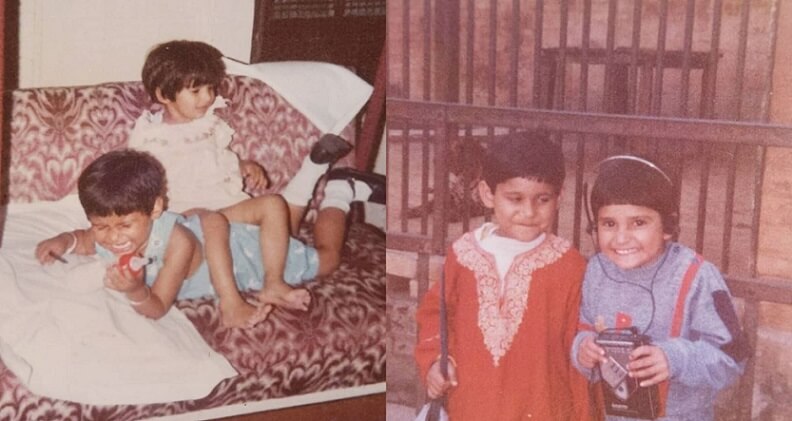 Aahana Kumra childhood photos
