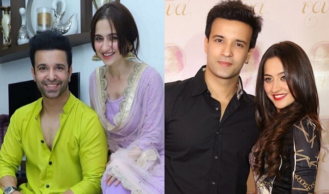 Aamir Ali with wife