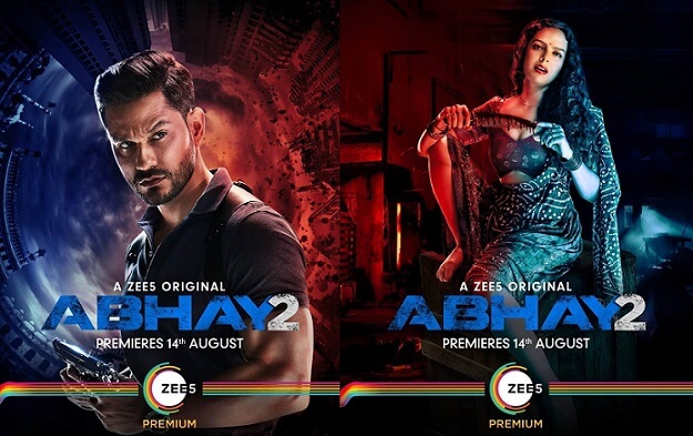 Abhay 2 Web Series to stream on Zee5 from 14 August 2020