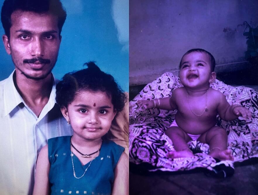 Anupama Parameswaran childhood photos
