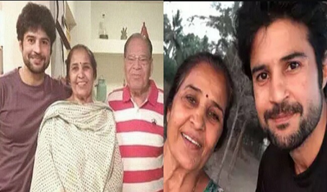 Rajeev Khandelwal with parents