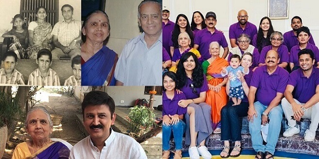 Ramesh Aravind with family