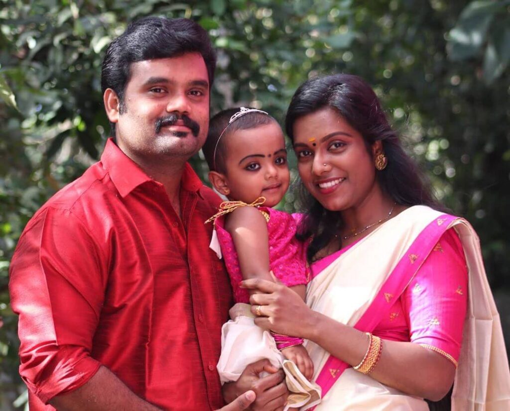 Sanju Madhu with family