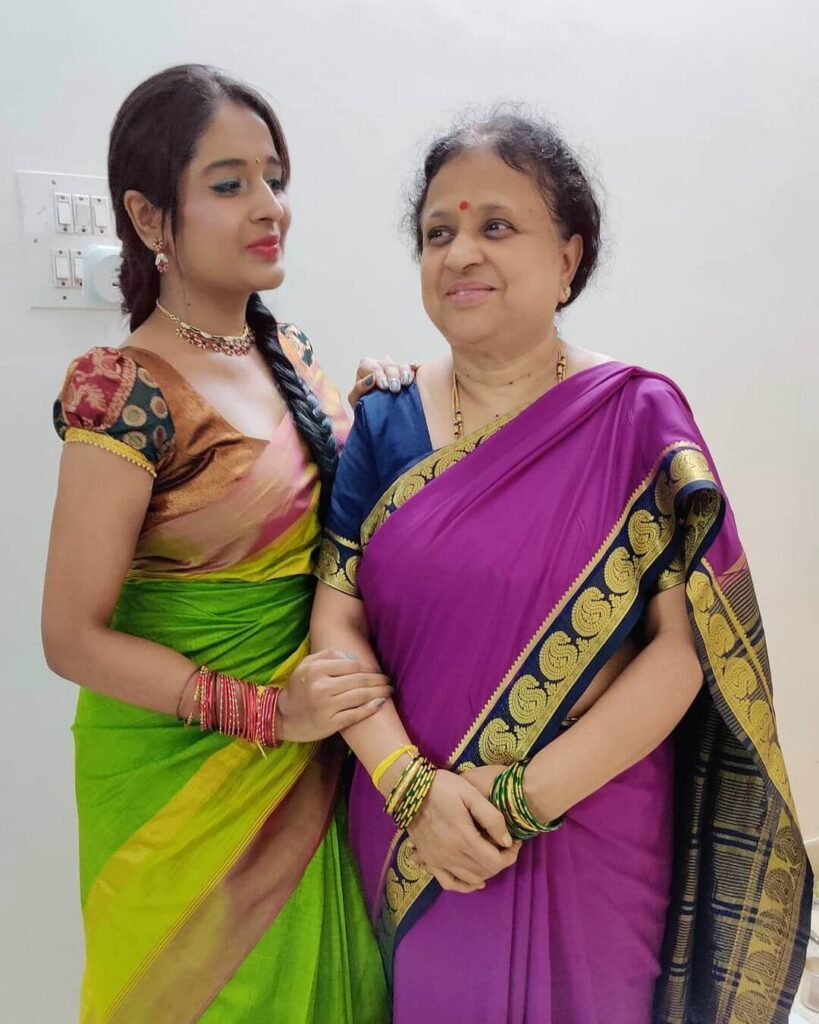 Amita Ranganath with Mother