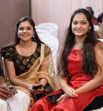Archana Nair with sister