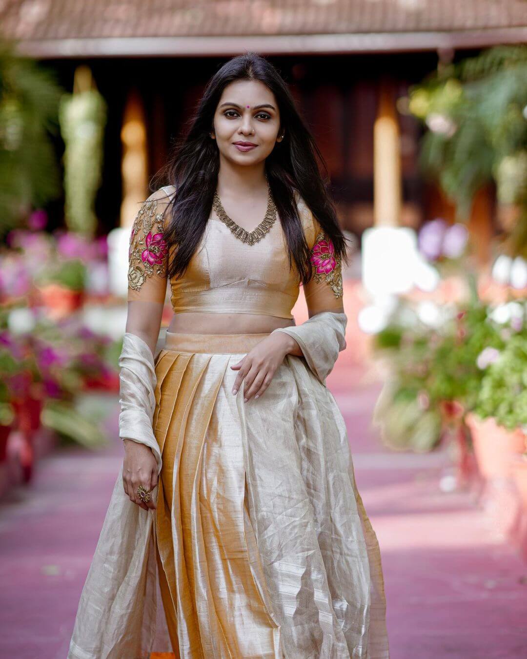 Actress Tanvi Ram in stylish lehenga
