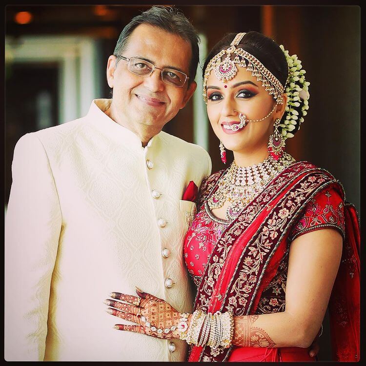 Aarti Chabria with father