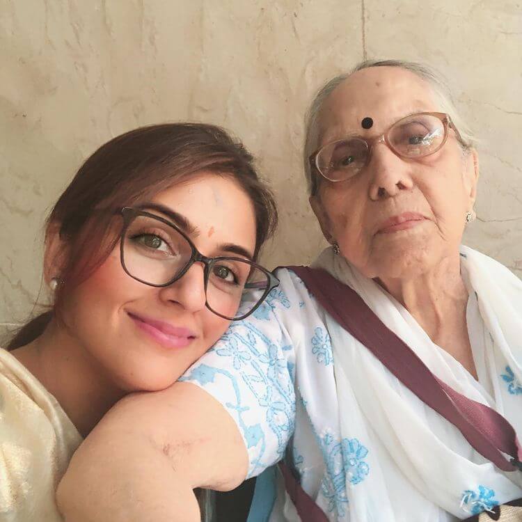Aarti Chabria with grandmother