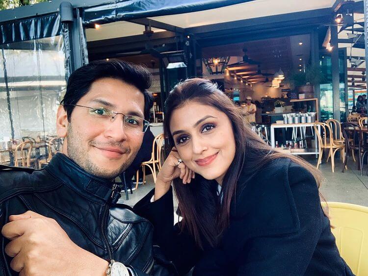 Aarti Chabria with husband