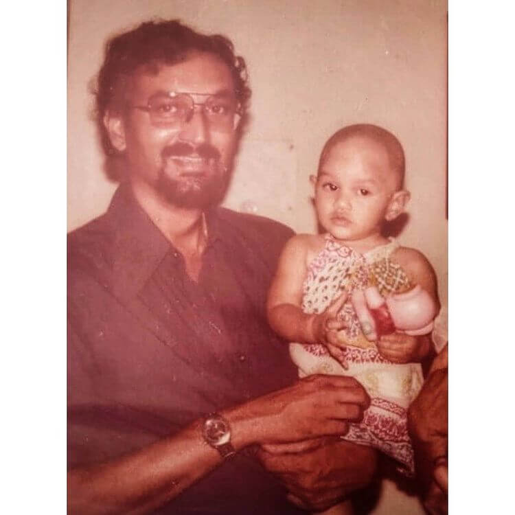 Aditi Rao with father