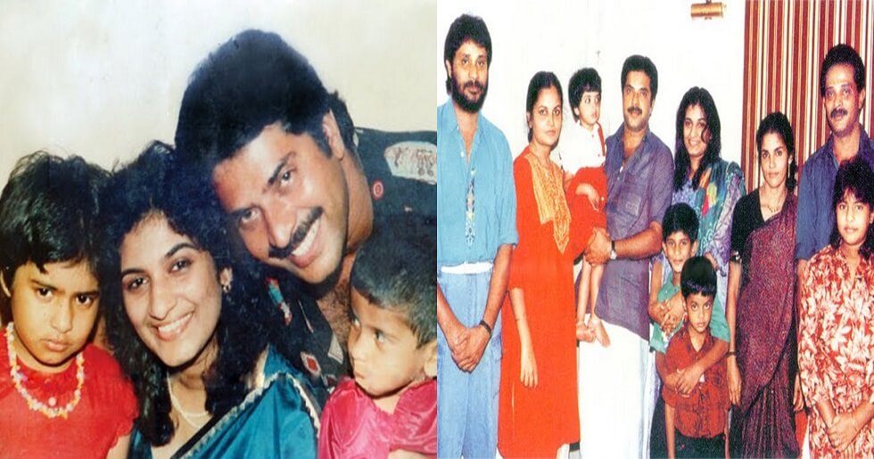 Mammootty with family
