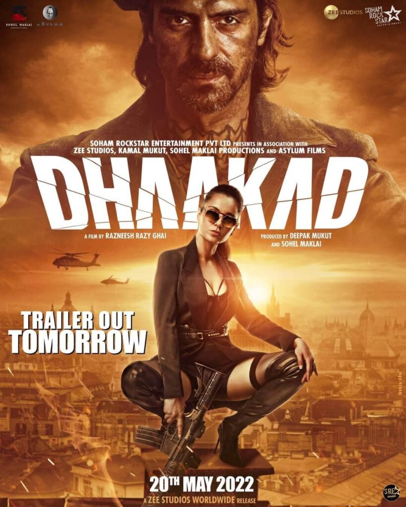 Dhaakad poster