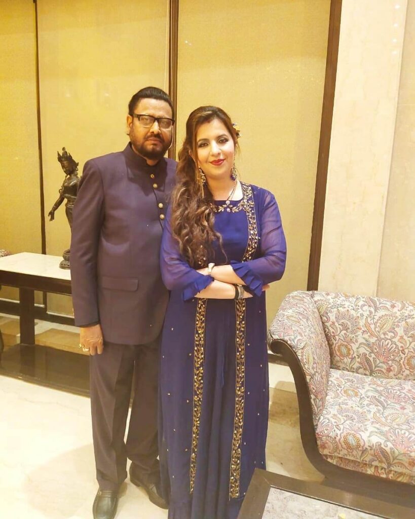 Khyati Singh with husband