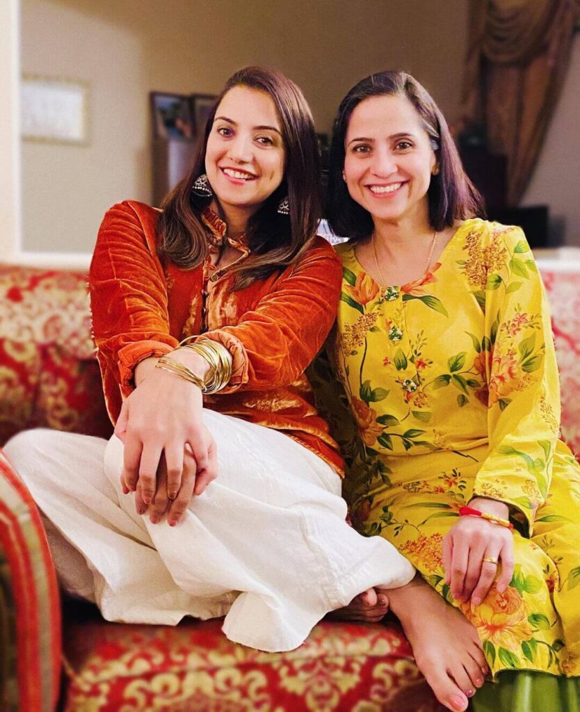 Kulraj Randhawa with sister