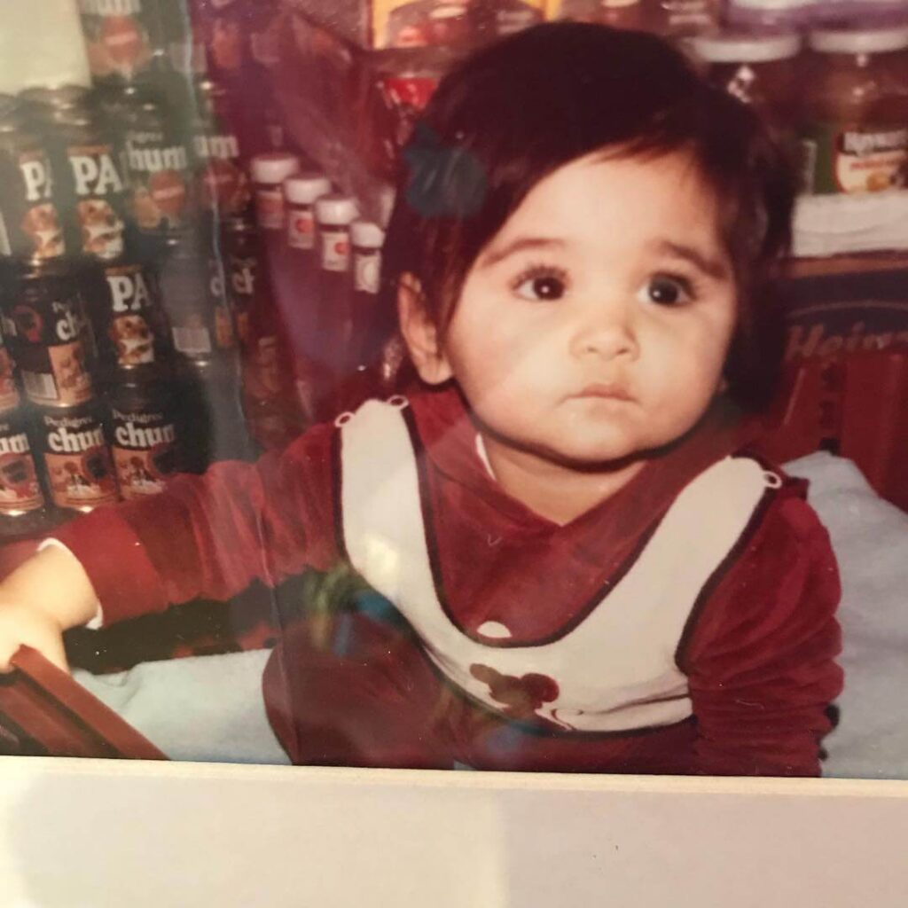 Mandy Takhar childhood photo