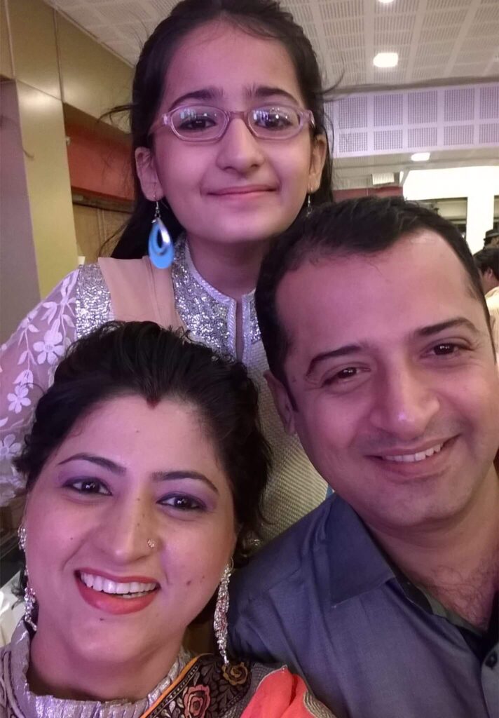 Aayudh Bhanushali with family
