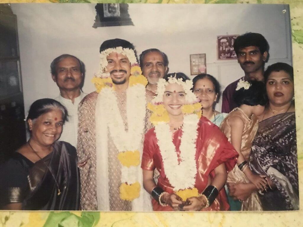 Amruta Subhash wedding photo