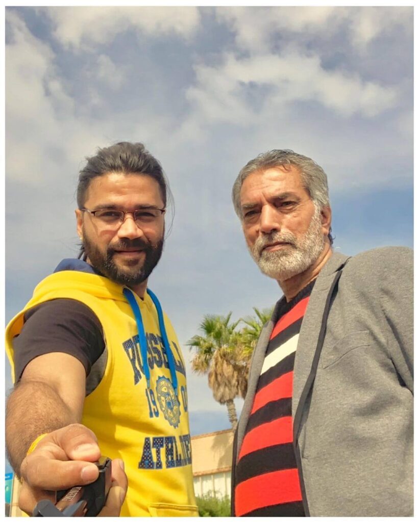 Balraj Syal with father