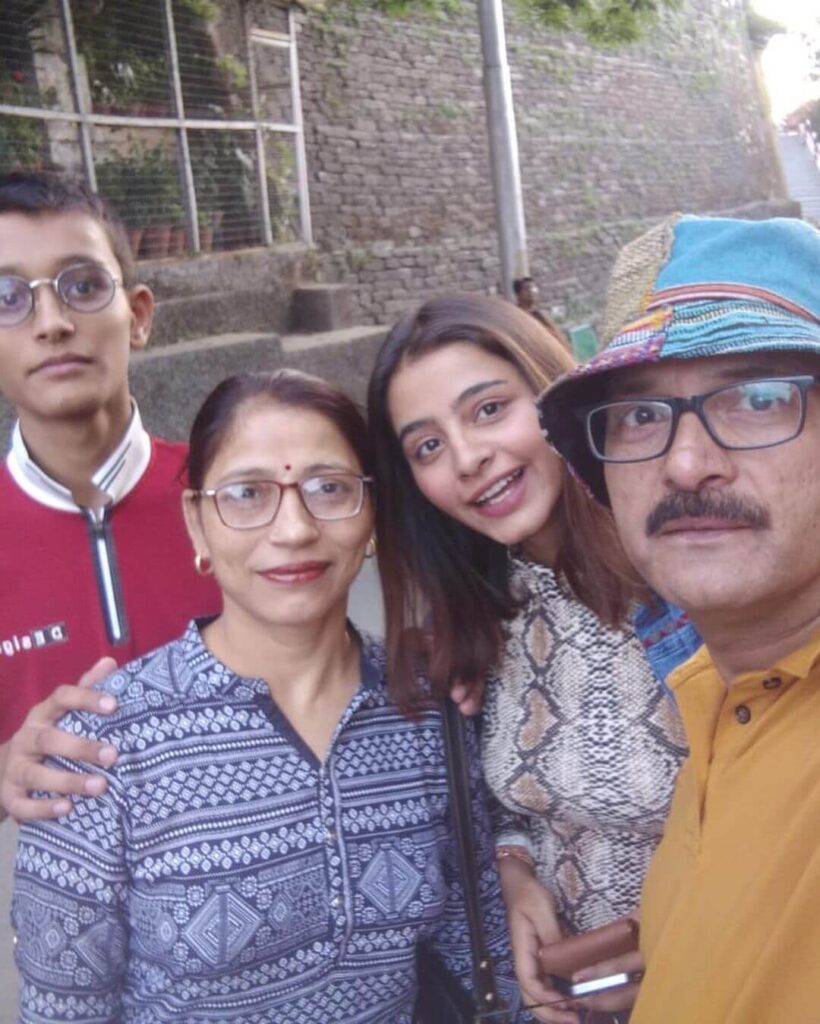 Bhoomika Vasishth with family
