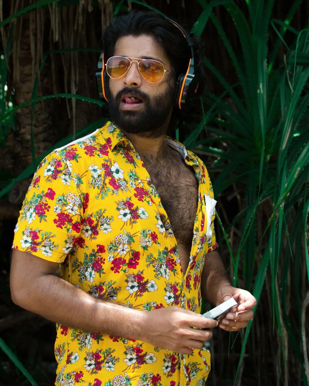 Chandhunadh in stylish shirt