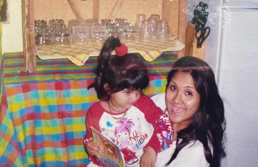 Nikita Bhamidipati with mother
