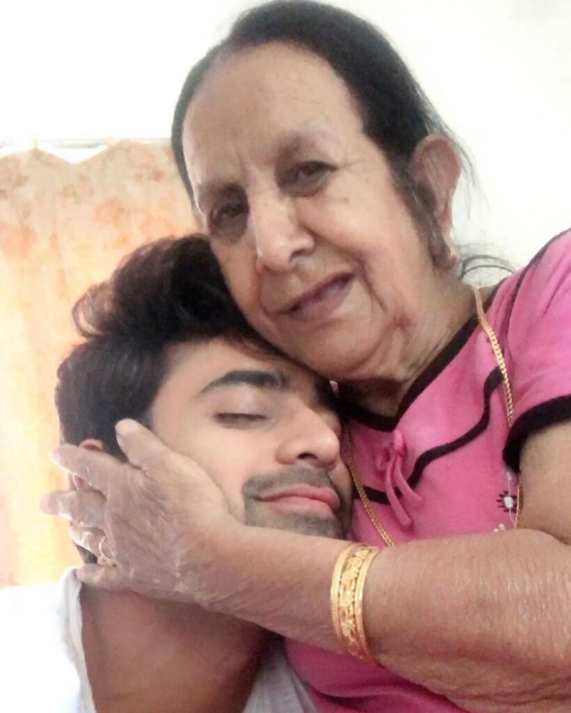 Pearl V Puri with grandmother