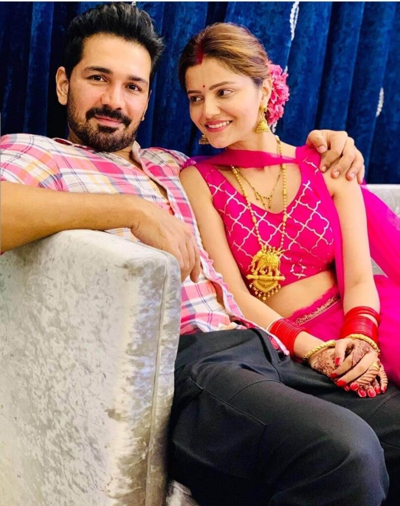 Rubina Dilaik with husband Abhinav