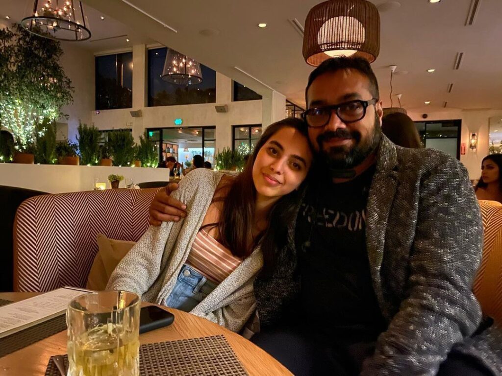 Anurag Kashyap with daughter
