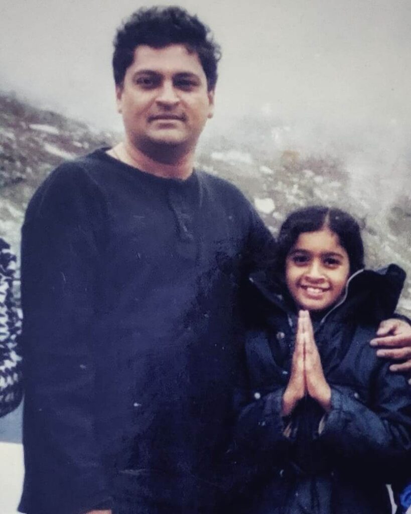 Tanya Ravichandran with father