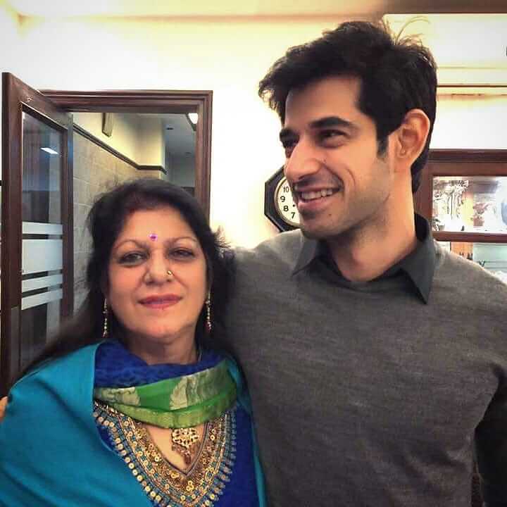 Nikhil Sabharwal with mother