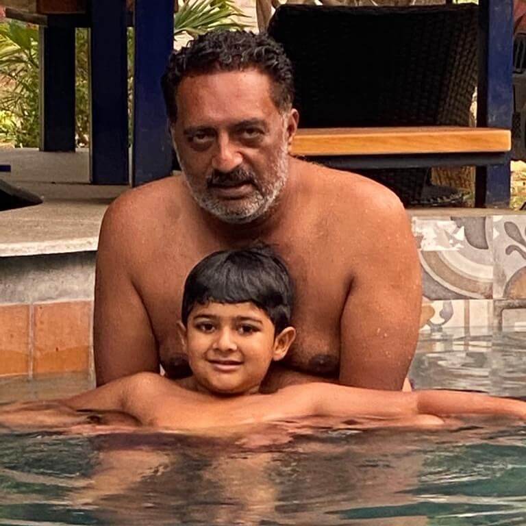 Prakash Raj with son